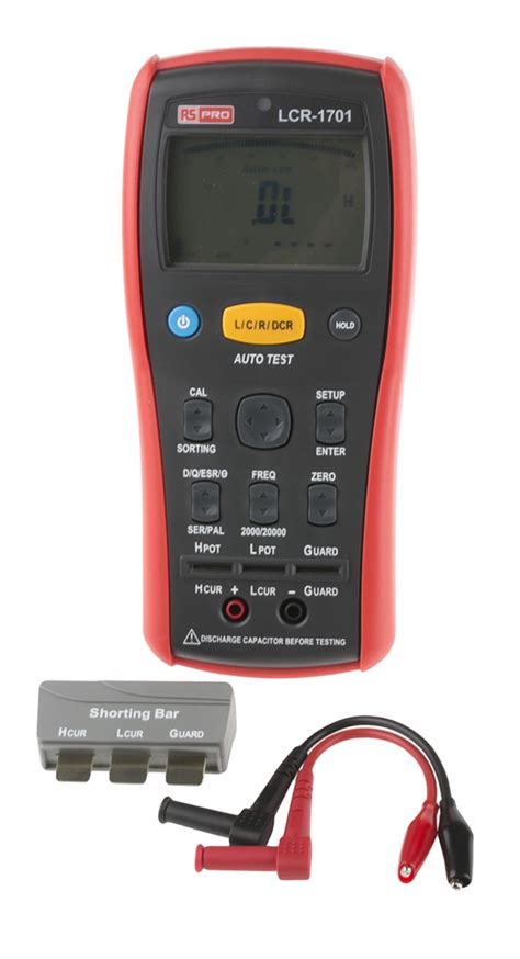Rs Pro Rs Pro Lcr 1701 Handheld Lcr Meter 20mf 200 MΩ 20000h 123