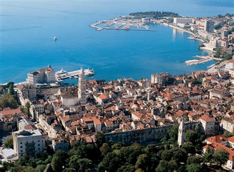 Split map — satellite images of split. World Visits: Split Croatia Fantastic Place For Summer Vacation