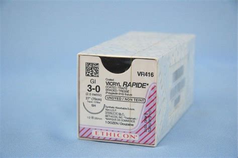 Suture Vicryl Rapide 30 Pk12 Usl Medical