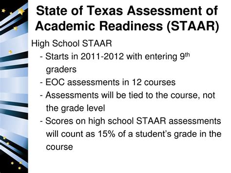 Ppt Staar State Of Texas Assessments Of Academic Readiness Powerpoint