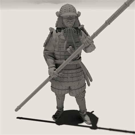 Samurai Figure 3d Max