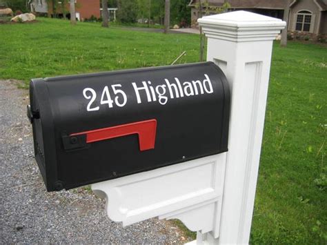 Placement improves visibility, minimizes the amount of snow that comes off of the snow plow, and improves. Mailbox house numbers Vinyl Decal street Address sticker Set