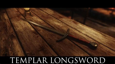 Tes V Skyrim Mods Templar Longsword Youtube