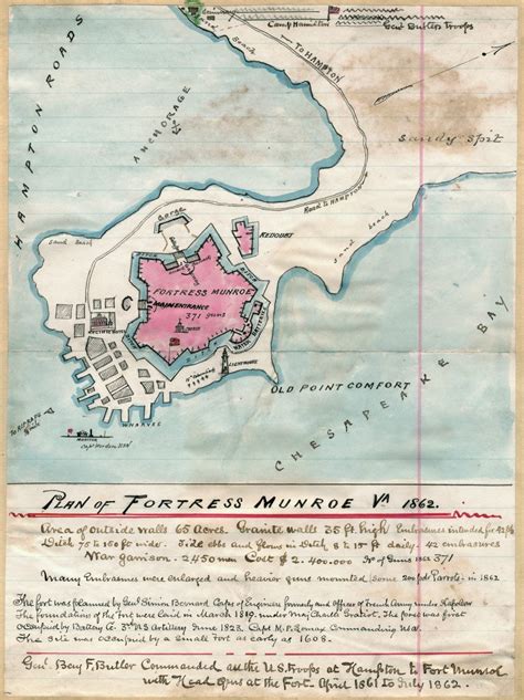 Fort Monroe During The Civil War Encyclopedia Virginia