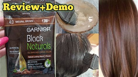 Get Natural Brown Hair Colour With Garnier Black Naturals Hair Colour Hair Colour At Home