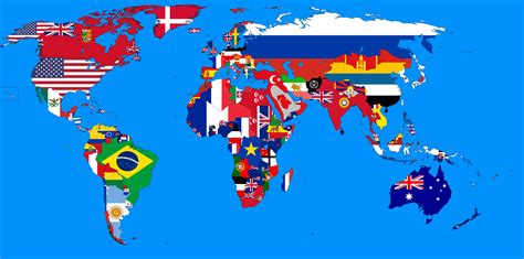 Mapa Mundi Flags