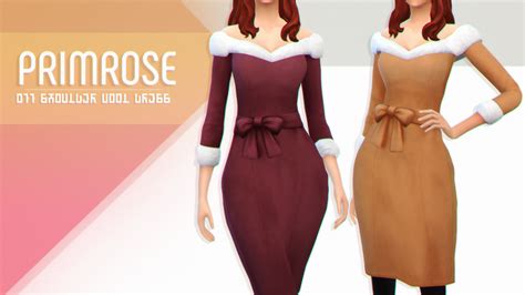 Viiavi“ Primroseoff Shoulder Winter Wear For Sims Who Dont Mind Icy