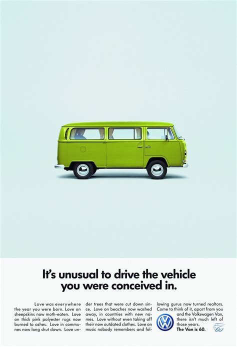 Another Vw Van Ad What I Liked Most Is That They Kept The Same Line As