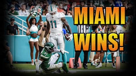 First Win Miami Dolphins Defeat The Jets 26 18 Miami Dolphins Fan