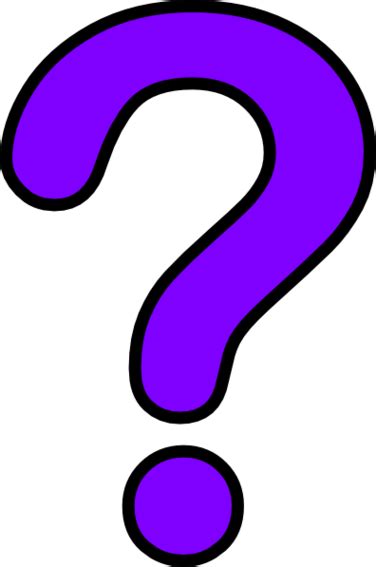 Purple Question Mark Clipart 3
