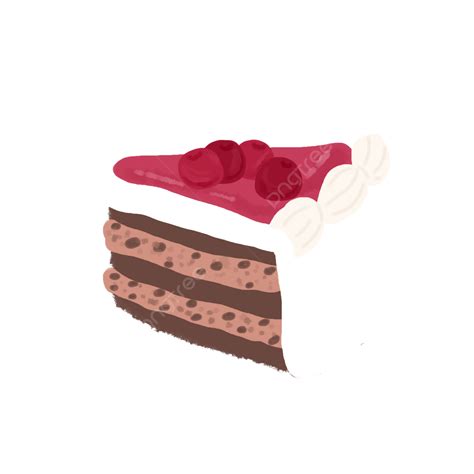 Chocolate Cherry Cake Slice Cake Slice Cake Chocolate Cake Png