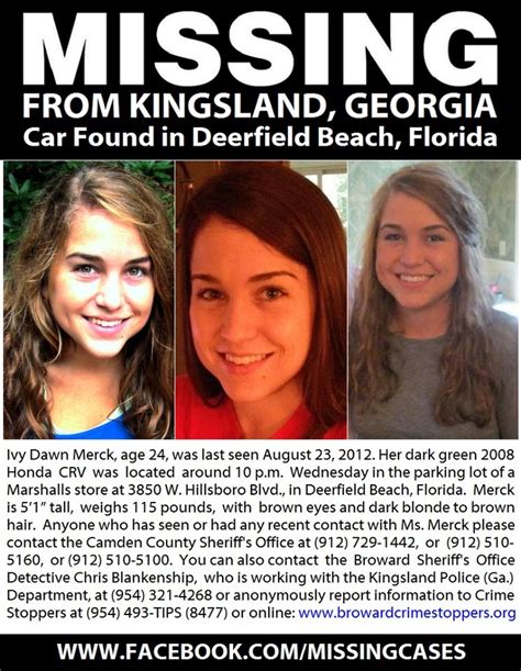 Missing Georgia Woman May Be Near Boca Raton