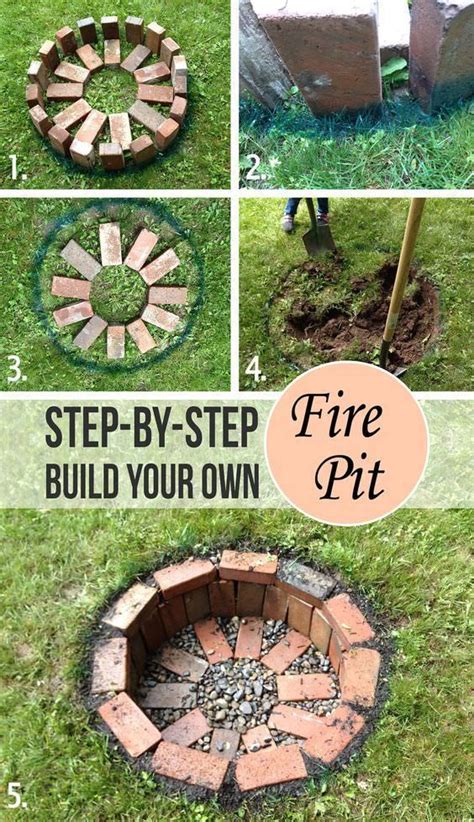 10 Super Easy Ways To Build Your Own Fire Pit Garden Projects Diy Backyard Backyard Fire