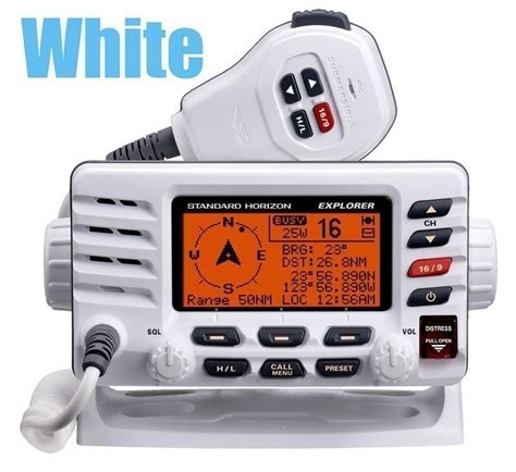 She could serve as the standard of good breeding. Standard Horizon GX1600 Explorer VHF Radio with DSC, Scan ...