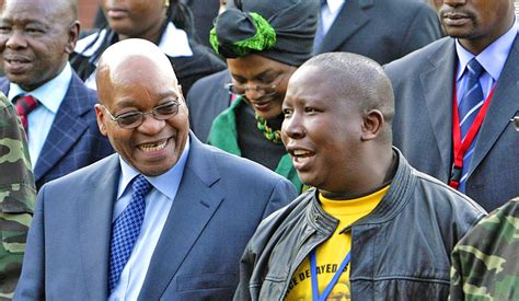 Zuma was in police custody late on wednesday evening, police spokesperson lirandzu themba told reporters. Jacob Zuma and Julius Malema: A collision course made in ...