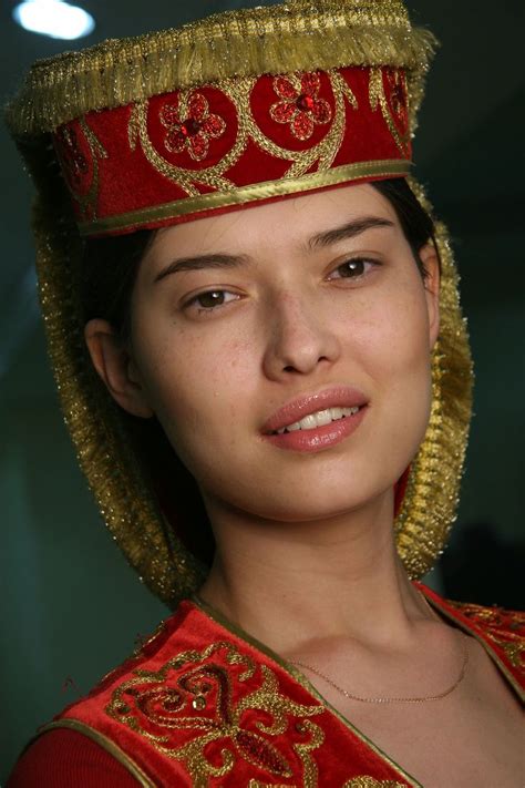 Kazakh National Women S Fashion Beautiful People Women Native People