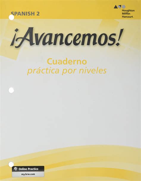 Advencemos Spanish 2 Practice Book Answers Amazon Com A Avancemos