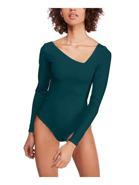 Free People Womens Green Bodysuit Size Xs Ebay