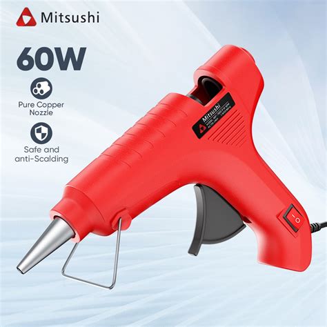 Mitsushi 80w60w 100 240v Hot Melt Glue Gun Heavy Duty Glue Gun