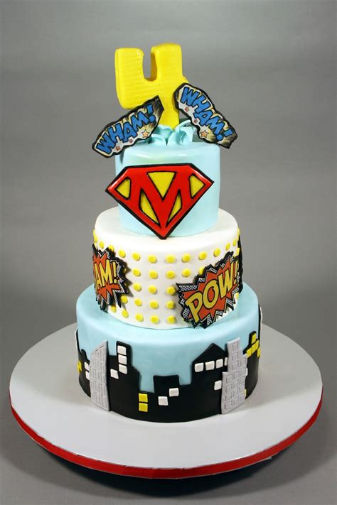 Bake the cakes for about 35 minutes. Vintage Superhero Cake - CakeCentral.com