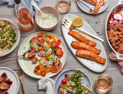 Choice of pasta, sides and entrees. Our Dream Summer Dinner Menu | Goop