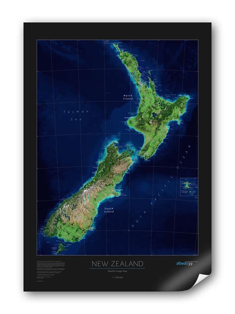 New Zealand Wall Maps