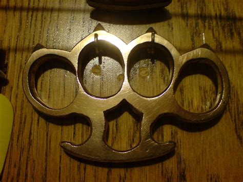 Weaponcollectors Knuckle Duster And Weapon Blog Handmade Brass