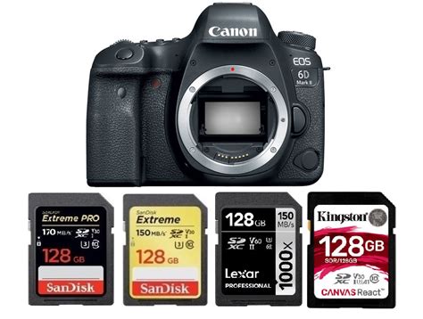 Best Memory Cards For Canon Eos 6d Mark Ii Camera Ears