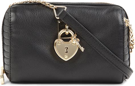 Juicy Couture Mini Steffy Leather Crossbody Bag In Black Lyst
