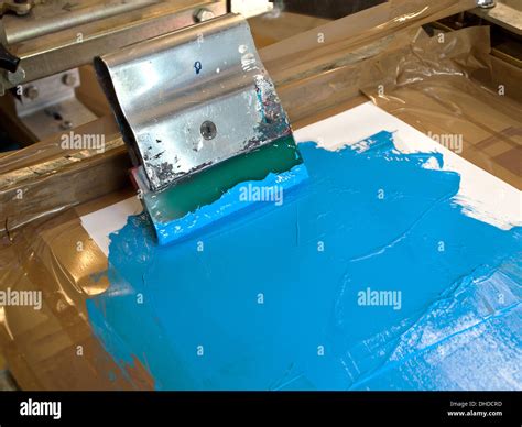 Screen Printing Hi Res Stock Photography And Images Alamy