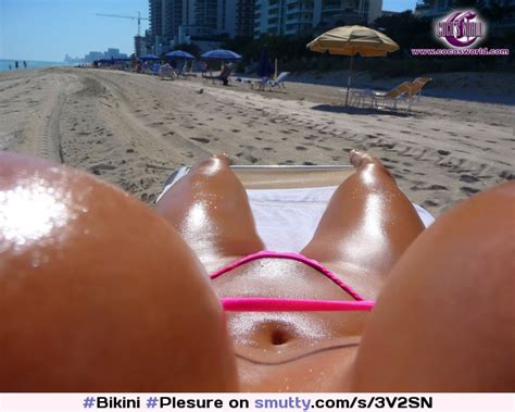Bikini Plesure Hottestview Lookingdown Bodyview Oiled Verysexy Boobs Tits Sunbathing Legs