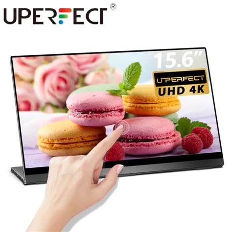 Portable Monitor 4k Touchscreen 156 Inch Auto Rotating Touch Screen