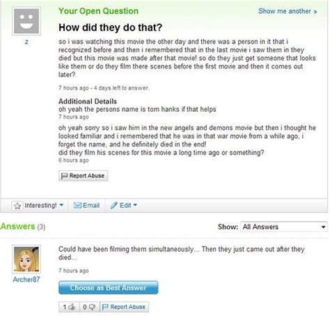 funny yahoo questions and answers 58 stories