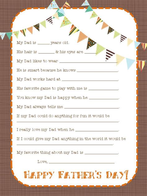 Check out more free lesson plans and resources on share my lesson in the father's day lessons and activities collection. Father's Day Printable Round Up