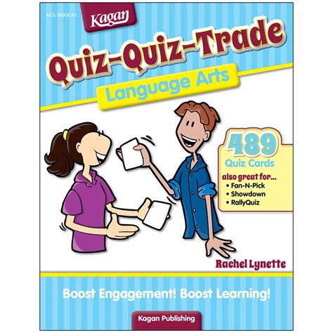 Quiz Quiz Trade Language Arts Grades 3 6 Ka Bqqla3 Kagan
