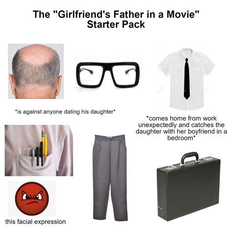 The Girlfriend S Father In A Movie Starter Pack R Starterpacks Starter Packs Know Your Meme