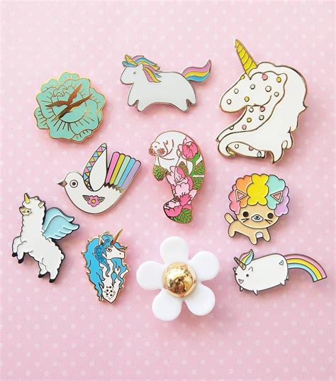 Cute Patches Pin And Patches Unicorn Patch Shrink Art Backpack Pins