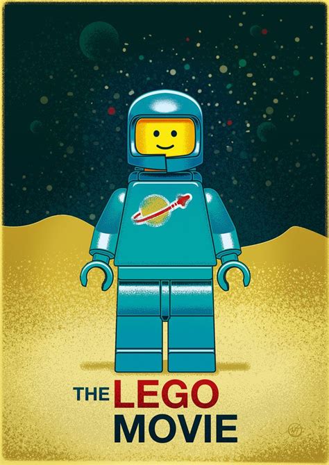 The Lego Movie Alternative Vintage Poster By Wes Talbott After His