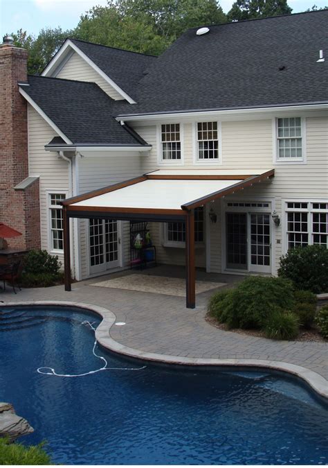 Our Pergola System With Retractable Shade Gives You The Option Of Sun Or Shade Visit Our