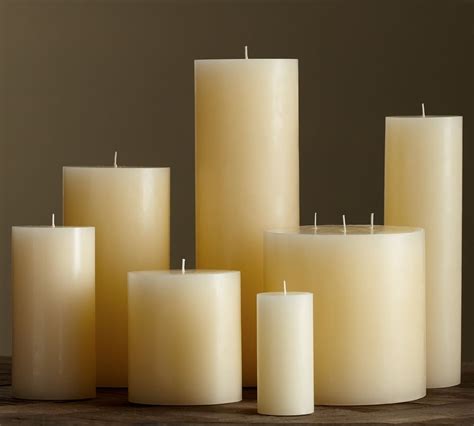 Short Pillar Candles Home Interior Design