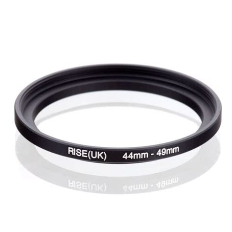 Riseuk 44mm 49mm 44 49 Mm 44 To 49 Step Up Ring Filter Adapter Black