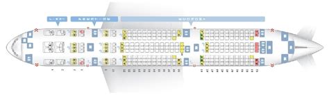 Seat Map And Seating Chart Korean Air Boeing 777 200er 248 Pax Boeing