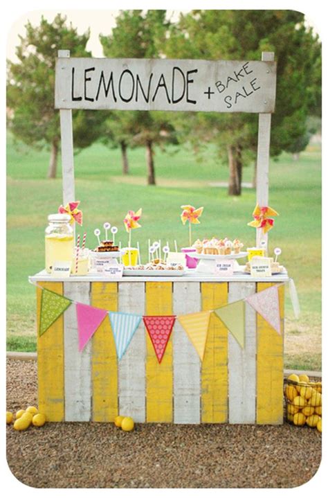 15 beautiful lemonade stand designs a great symbol of summer