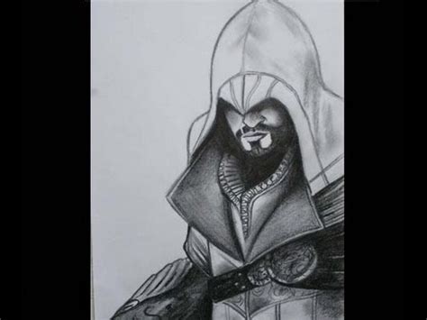 How To Draw Ezio Assassin S Creed Brotherhood Youtube