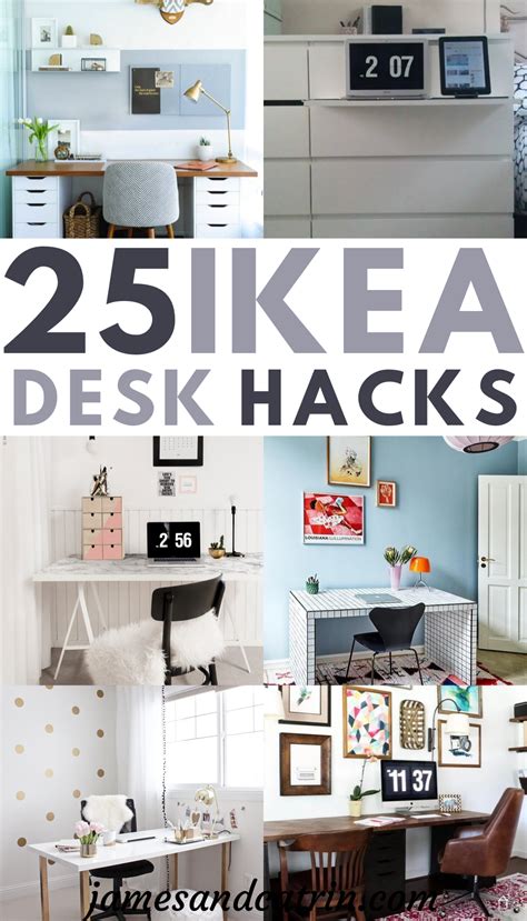 25 Ikea Desk Hacks That Will Inspire You All Day Long James And