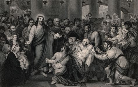 Jesus Visiting The Sick