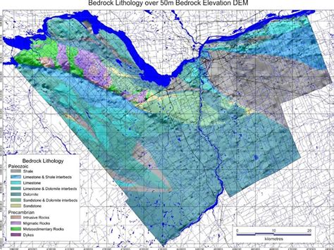 1 Bedrock Geology Map Of The Ottawa Area After Johnson Et Al 1991