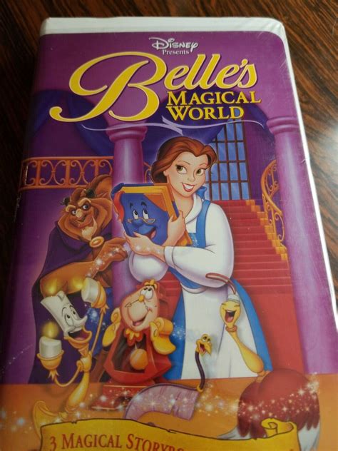 Beauty And The Beast Belles Magical World Vhs 1998 Disney~3 Magical