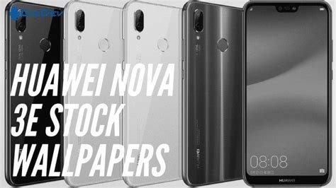 Download Huawei Nova 3e Stock Wallpapers In Hd Resolution