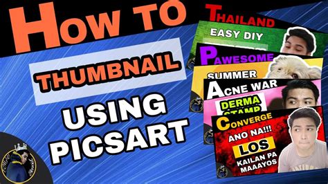 How To Make Thumbnails In Picsart Easy Steps YouTube